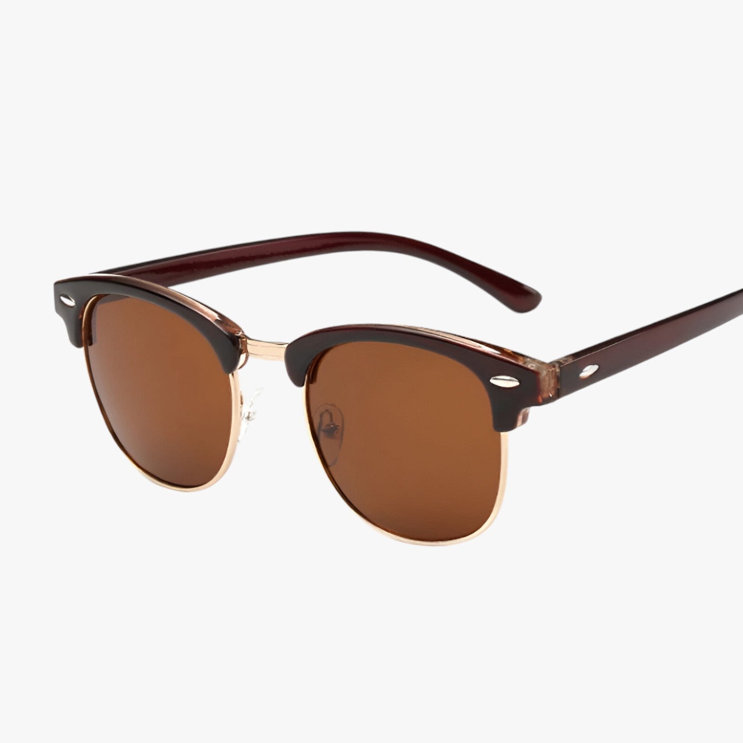Occhiali da sole retro polarizzati – Stile e visione nitida Uomo - Marrone Polarizzato - men sunglasses polarized mens sunglasses nitida occhiali occhiali sole polarizzati retro sole stile sunglasses - Concept Palermo