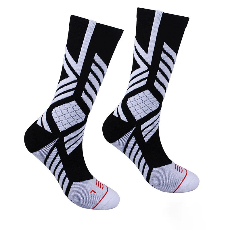 Calzini da basket antiscivolo: stabilità e comfort Uomo - Una taglia per tutti Bianco e nero - antiscivolo basket calzini calzini basket comfort Hiking Socks socks stabilità terrence | calzini da basket antiscivolo: stabilità e comfort - €25 uomo - Concept Palermo
