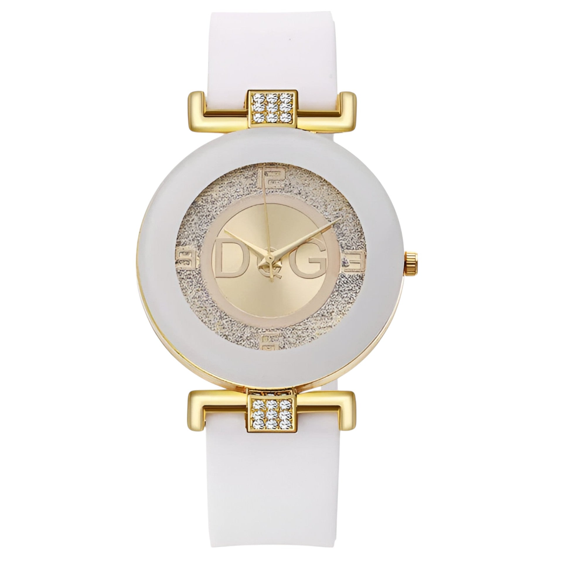 Orologio Donna al Quarzo Minimalista con Cinturino in Silicone Morbido - Vari Colori - bianca - cinturino donna female watch minimalista orologio orologio donna quarzo silicone watch for women watches - Concept Palermo
