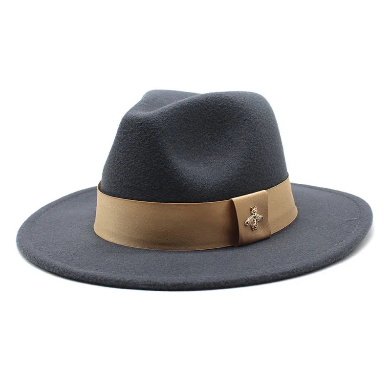 Cappello Fedora da donna: e alla moda per le occasioni formali - Grigio antracite - alla beach hat bucket hats cappello cappello fedora donna fedora floppy hat formali Hat Hat for girls moda occasioni straw hat summer hat sun hat Sun Hats wide brim hat women hat - Concept Palermo