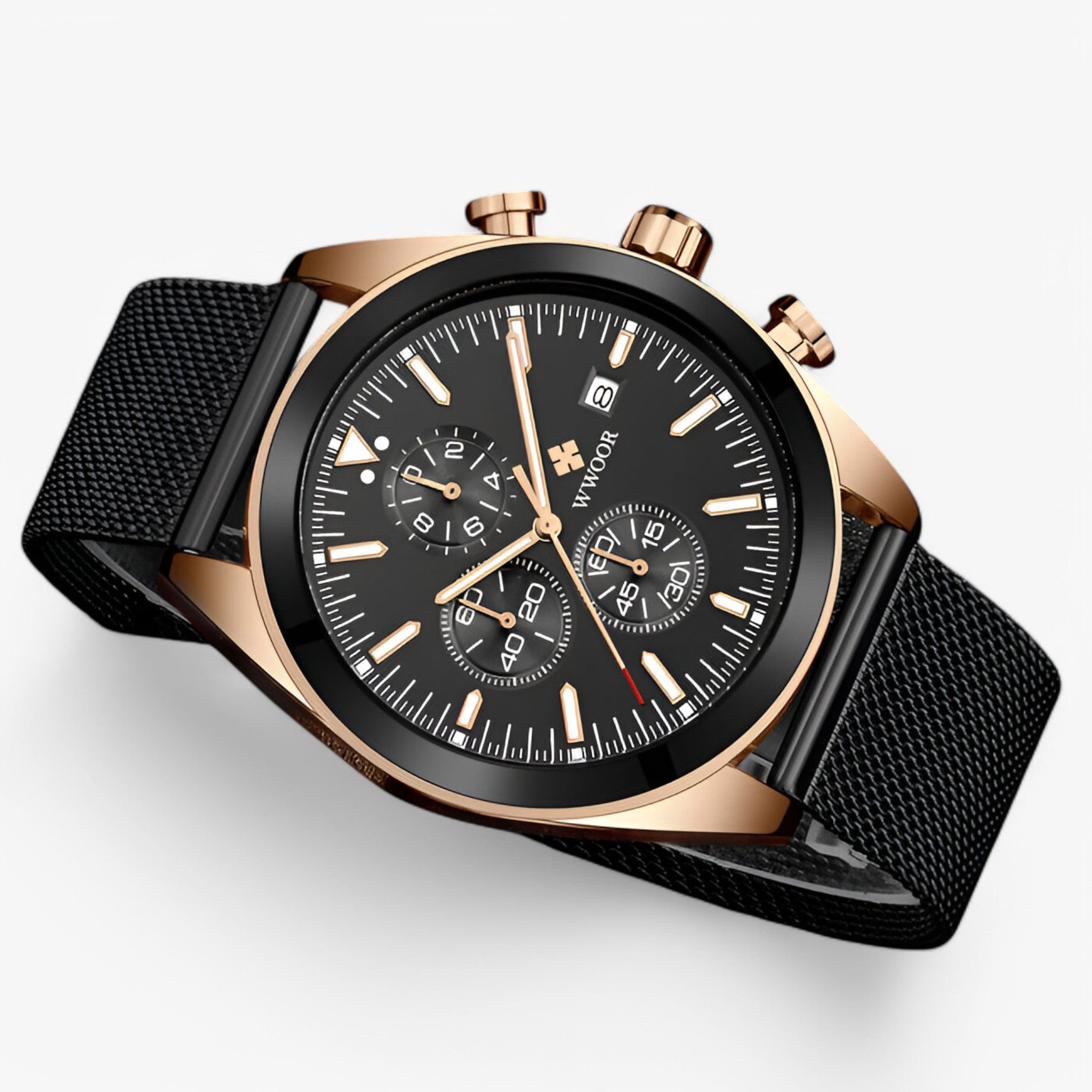 Orologio Cronografo Di Lusso In Acciaio Inossidabile Uomo - - accessoires acciaio cronografo horloges inossidabile orologio orologio cronografo uomo watches - Concept Palermo