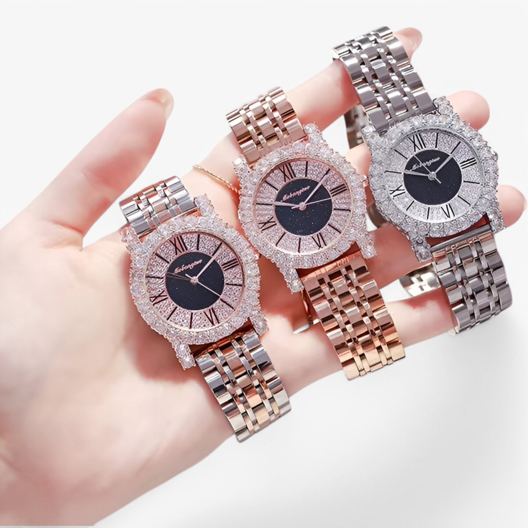 Orologio da Donna con Cristalli e Diamanti - - cristalli diamanti donna female watch orologio orologio donna watch for women watches - Concept Palermo