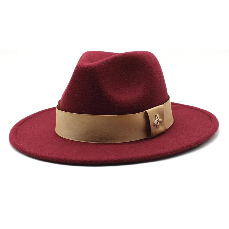 Cappello Fedora da donna: e alla moda per le occasioni formali - Bordeaux - alla beach hat bucket hats cappello cappello fedora donna fedora floppy hat formali Hat Hat for girls moda occasioni straw hat summer hat sun hat Sun Hats wide brim hat women hat - Concept Palermo