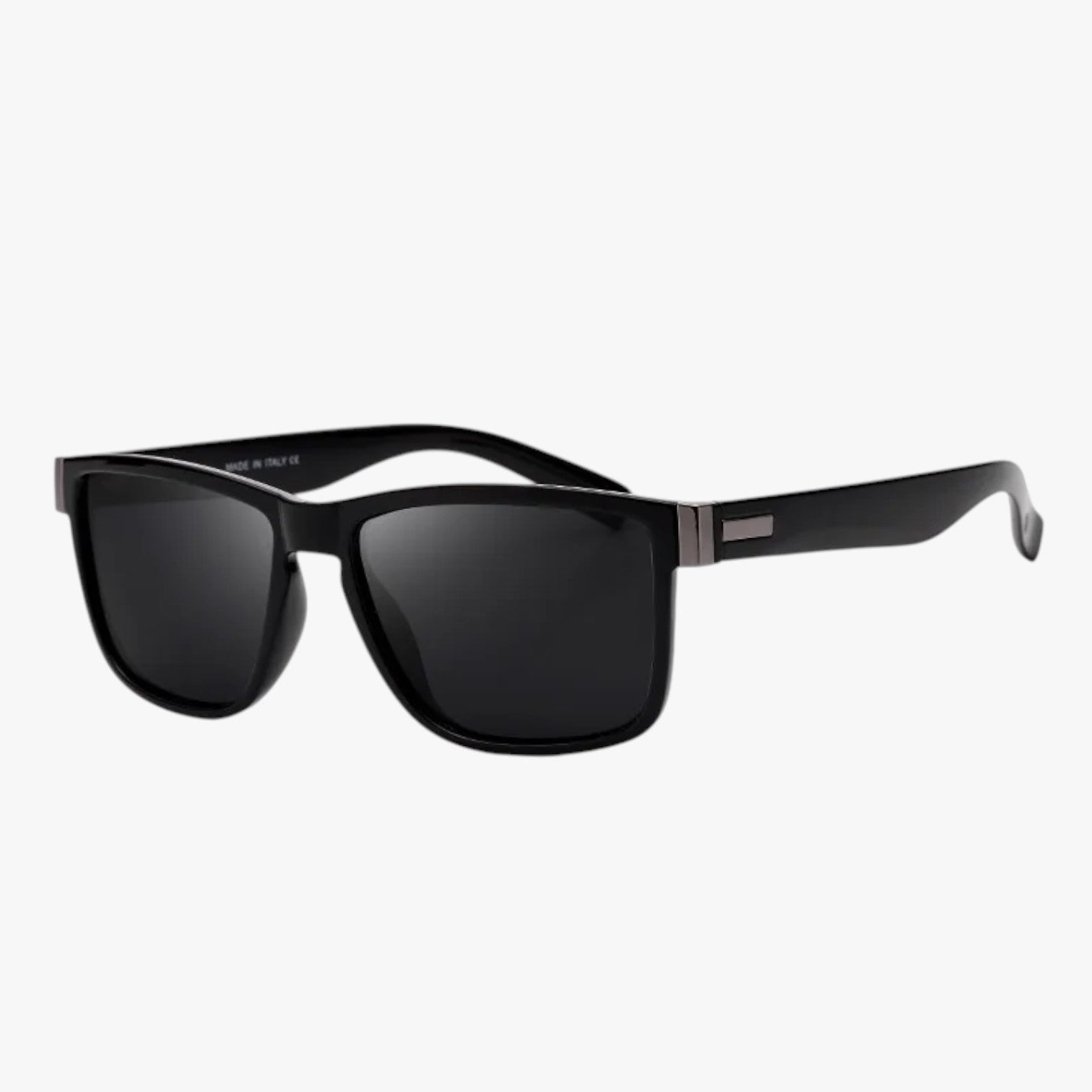 Occhiali da Sole Retrò Unisex Polarizzati, UV400, Anti-Riflesso, Stile di Design Uomo - 01 Black Polarized - anti design Fashion Sunglasses mens sunglasses occhiali occhiali sole polarizzati retr riflesso sole Sunglasses sunglasses polarized men - Concept Palermo
