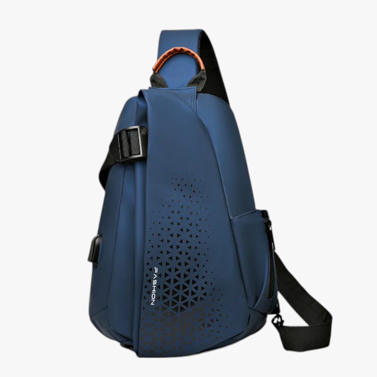 Borsa a tracolla impermeabile Dominick con USB: stile e ricarica sempre con te Uomo - L Blu - Bags borsa borsa tracolla dominick impermeabile mens bag ricarica sempre stile - Concept Palermo