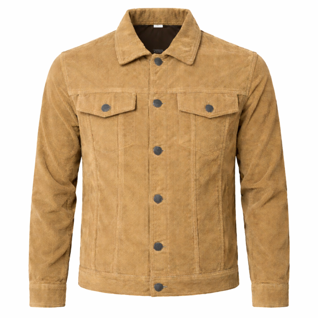 Giacca Uomo Vintage in Velluto - Khaki - abbigliamento uomo giacca giacca a coste giacca autunno giacca casual giacca formale giacca inverno giacca uomo giubbotti da uomo moda maschile stile senza tempo uomo velluto velluto vintage vintage - Concept Palermo