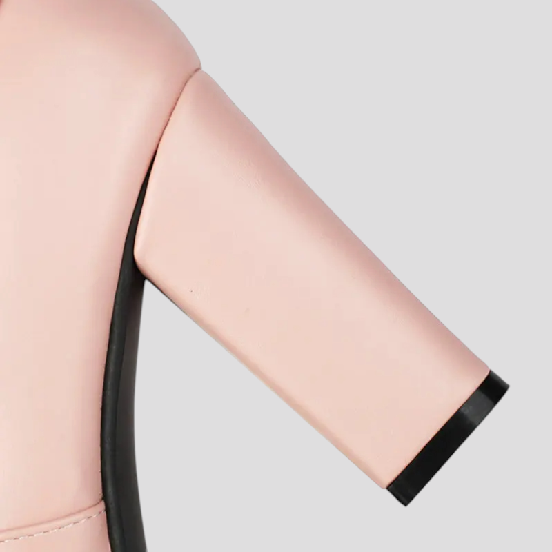 Stivaletti con Tacco Alto, Maglia Cablé e Dettaglio a Catena Donna - - BOOTS Boots & Shoes cablé catena dettaglio donna maglia shoes shoes for women shoes woman Shoes women stivaletti stivaletti tacco - Concept Palermo