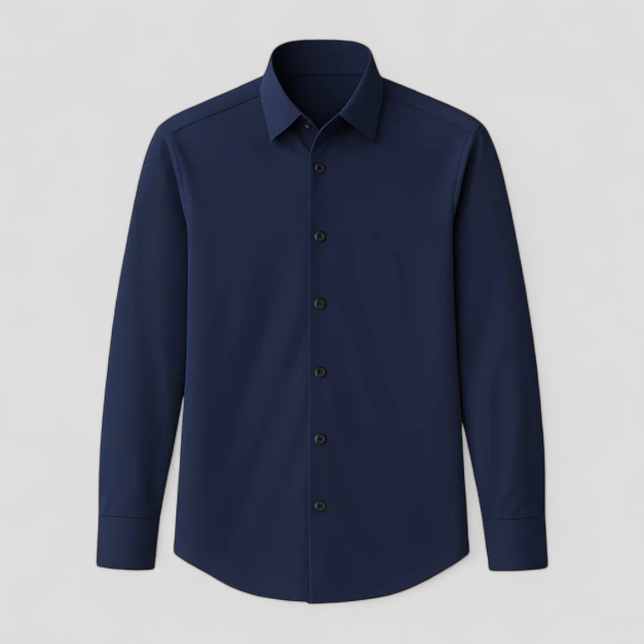 Camicia da ufficio flessibile: linee pulite con flessibilità integrata Uomo - Marino - 10/6/2024 camicia camicia ufficio clothing flessibile flessibilità integrata linee men's top clothes pulite tshirts - Concept Palermo