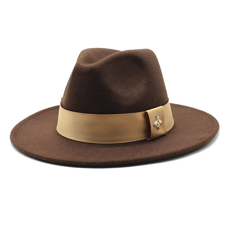 Cappello Fedora da donna: e alla moda per le occasioni formali - Marrone cioccolato - alla beach hat bucket hats cappello cappello fedora donna fedora floppy hat formali Hat Hat for girls moda occasioni straw hat summer hat sun hat Sun Hats wide brim hat women hat - Concept Palermo