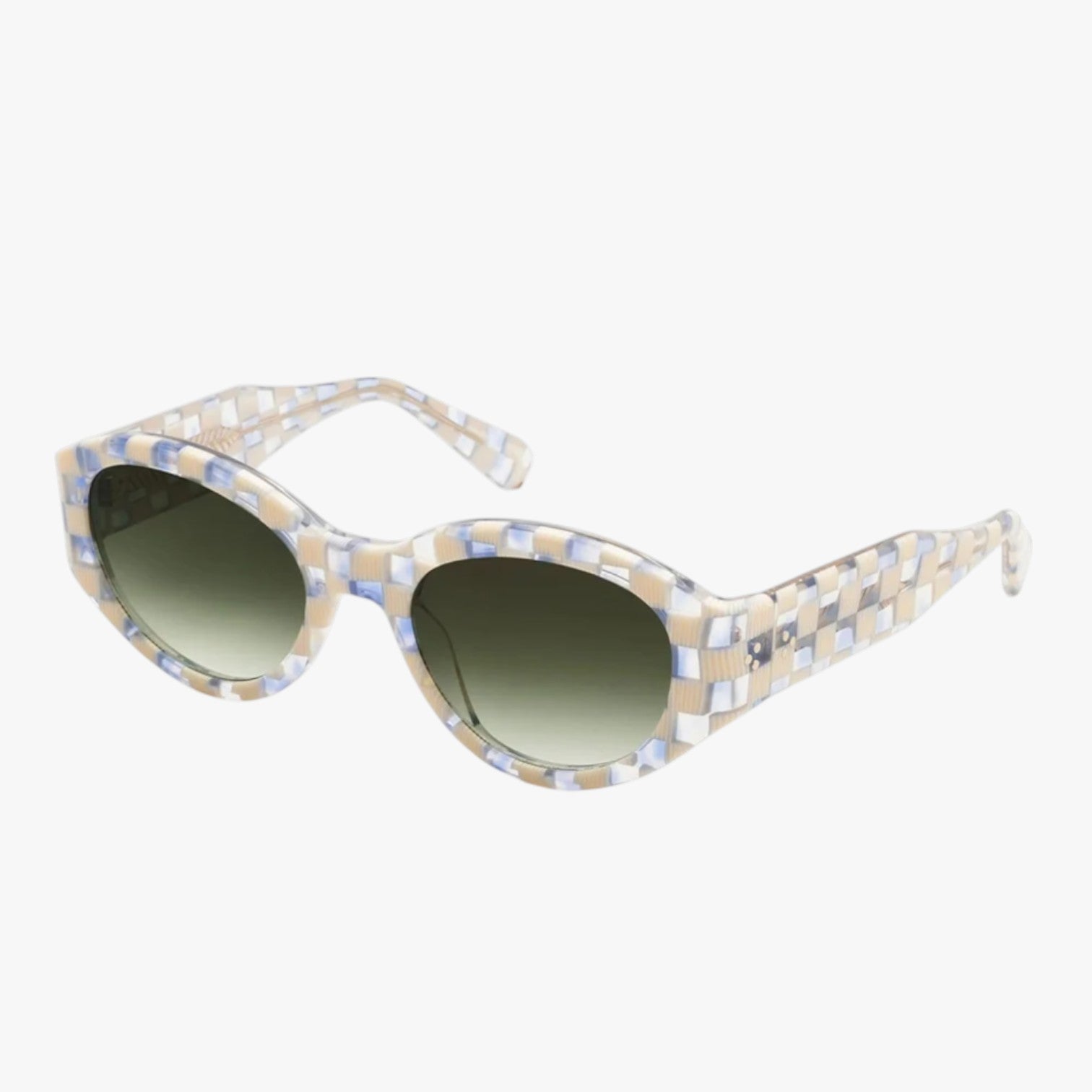 Eleganza e Visione - Occhiali da sole di lusso in acetato polarizzato da donna - Classico Bianco - acetato donna eleganza eleganza visione occhiali polarized sunglasses women polarizzato sole sunglasses sunglasses for women - Concept Palermo