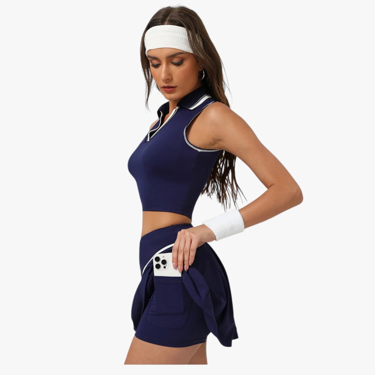 Stile e supporto – Completo da tennis da donna in 2 pezzi con top imbottito - - clothes completo donna imbottito pezzi stile stile supporto supporto tennis women clothes women set clothes women sportswear - Concept Palermo