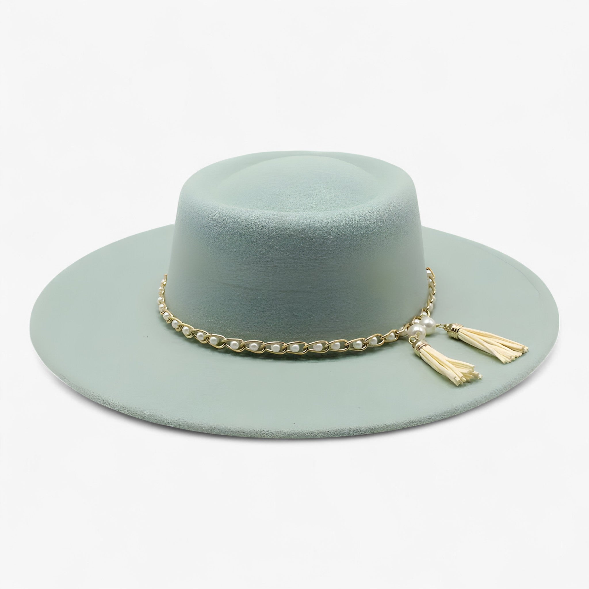 Cappello Fedora in Lana con Perle - - cappello cappello fedora fedora jannela | cappello fedora in lana con perle - €25 lana perle - Concept Palermo