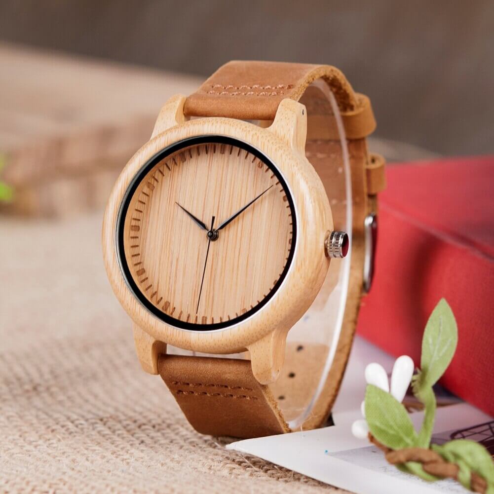 Orologio da Uomo in Legno Naturale, Casual ed Elegante - Pino - casual legno naturale orologio orologio legno uomo watches WATCHES FOR MEN wrist watches for women - Concept Palermo
