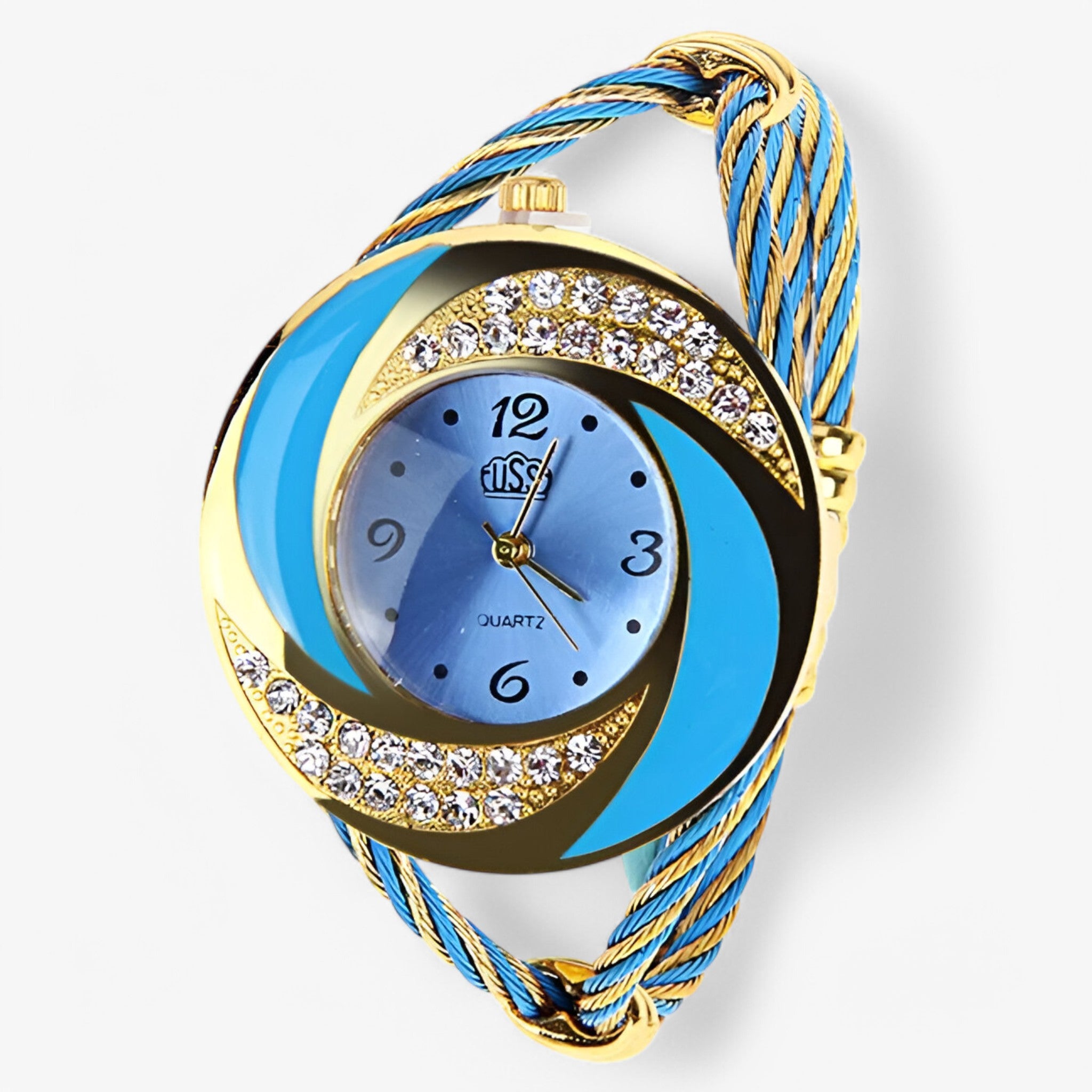 Orologio al quarzo con bracciale a cristalli Uomo - - bracciale cristalli male watch orologio orologio quarzo quarzo uomo watch for men watches - Concept Palermo