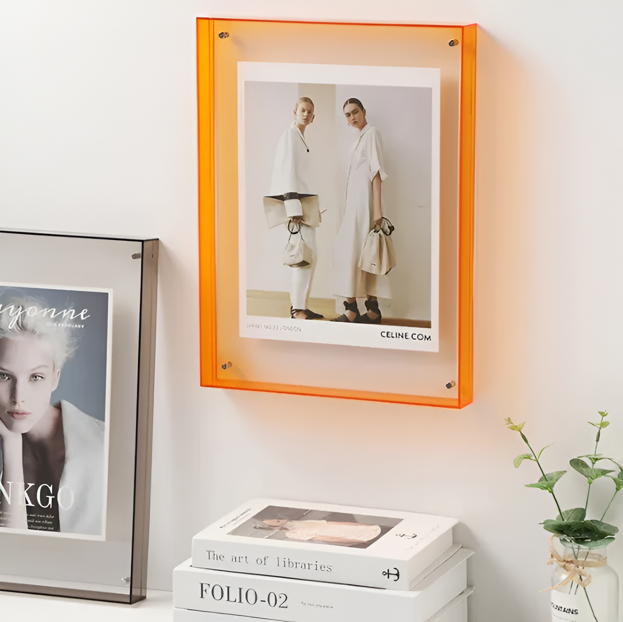 Pinza foto in acrilico trasparente – Design moderno e minimalista
