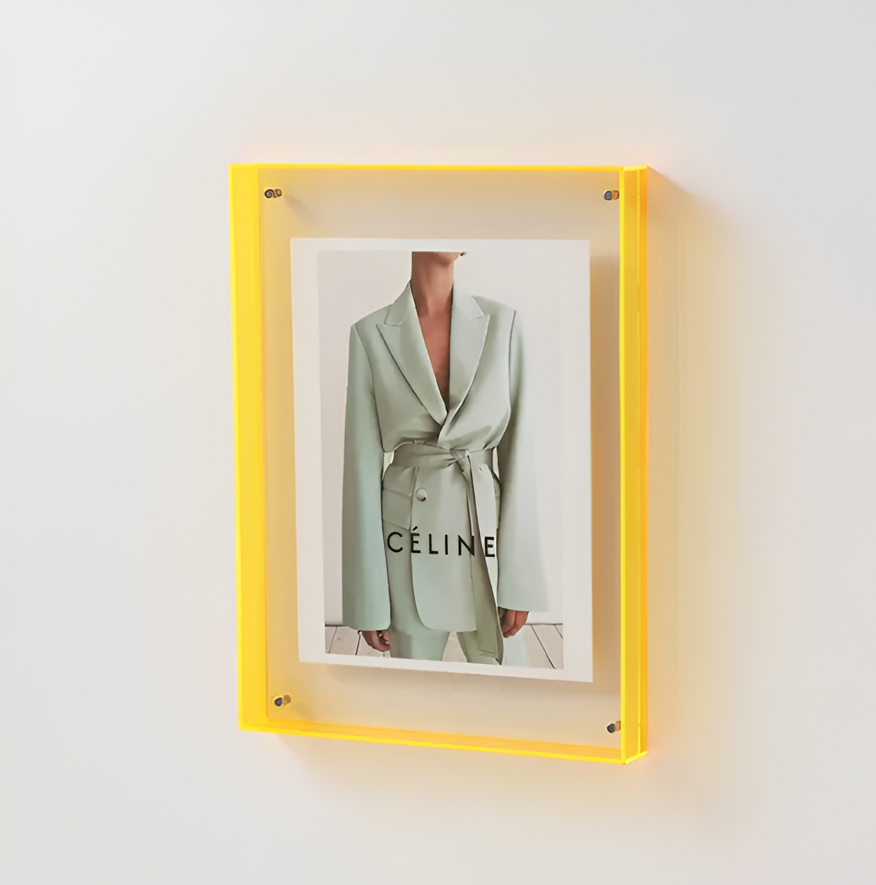 Pinza foto in acrilico trasparente – Design moderno e minimalista