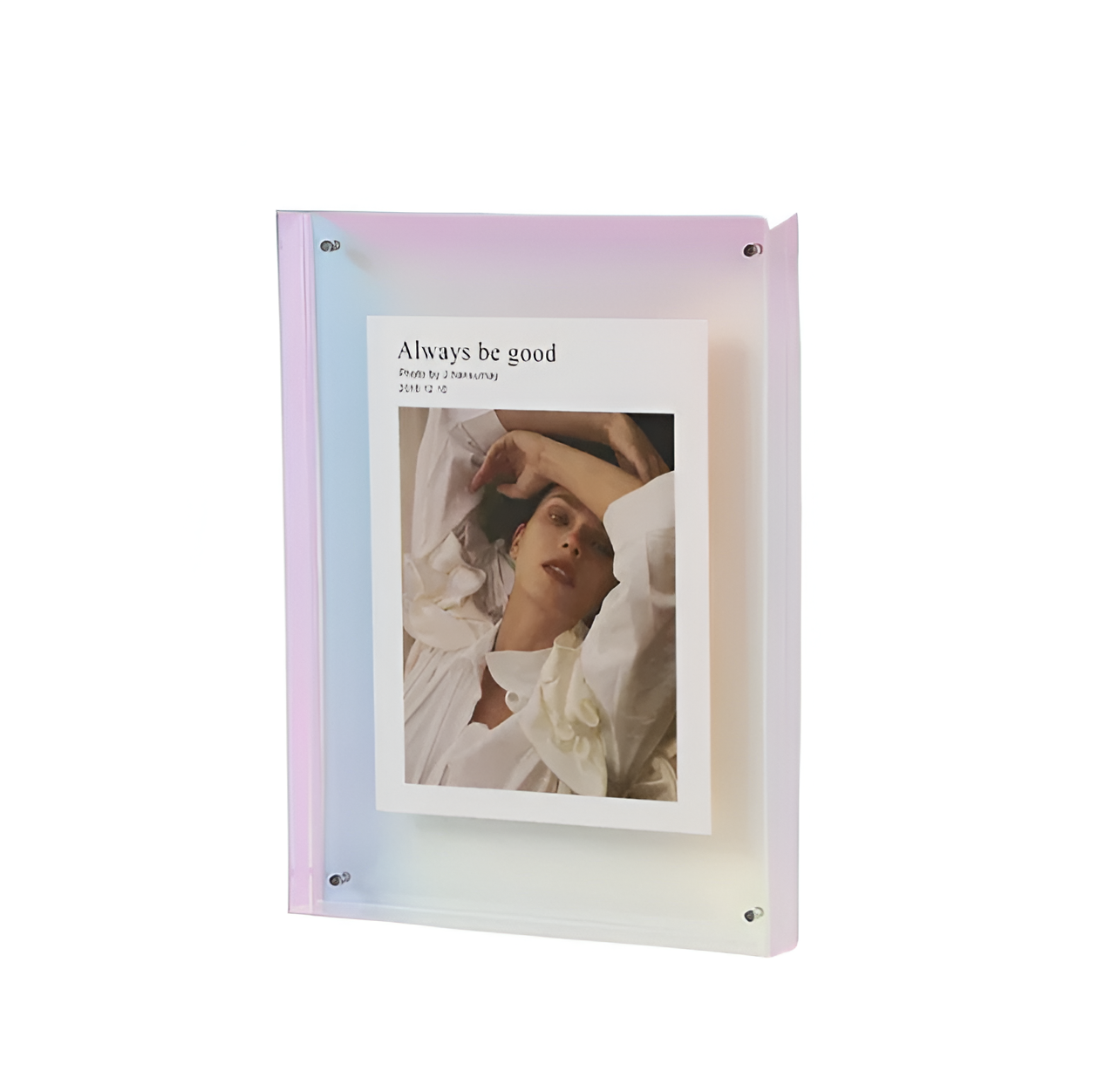 Pinza foto in acrilico trasparente – Design moderno e minimalista