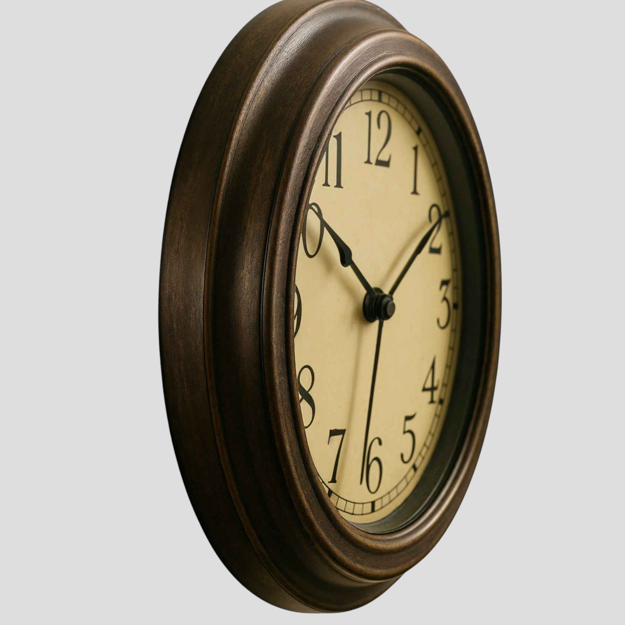 Orologio da Parete XL Silenzioso - Quartz, Design Moderno Nero & Argento per Soggiorno/Cucina
