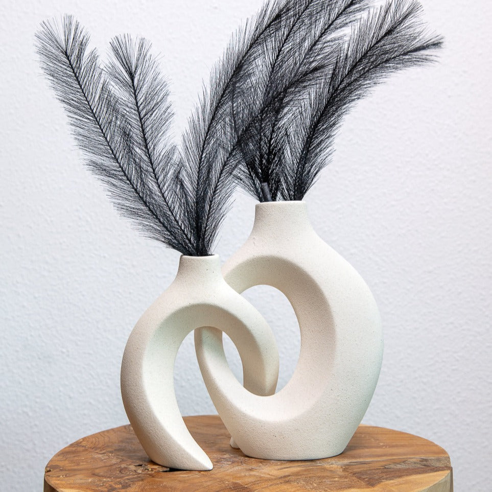 Vaso Intrecciato Moderno per Fiori, Decorazione Casa, Design Unico - - fiori home & garden intrecciati keramiek vaas vaas set vaso vaso fiori vazen verweven vaas - Concept Palermo