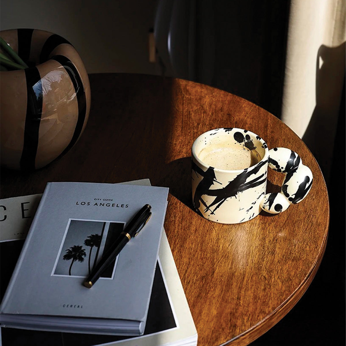 Keramikkrus Livlig Splash Ink Design Artistico Eccezionale, Durevole e per Amanti del Caffè e del Tè Uomo - - amanti artistico caffè Decor design eccezionale home & garden keramikkrus keramikkrus livlig Kitchen Mug Tableware - Concept Palermo