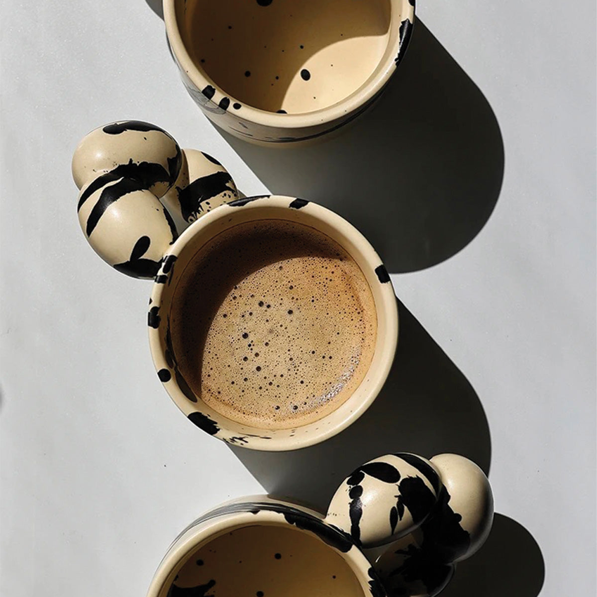 Keramikkrus Livlig Splash Ink Design Artistico Eccezionale, Durevole e per Amanti del Caffè e del Tè Uomo - - amanti artistico caffè Decor design eccezionale home & garden keramikkrus keramikkrus livlig Kitchen Mug Tableware - Concept Palermo
