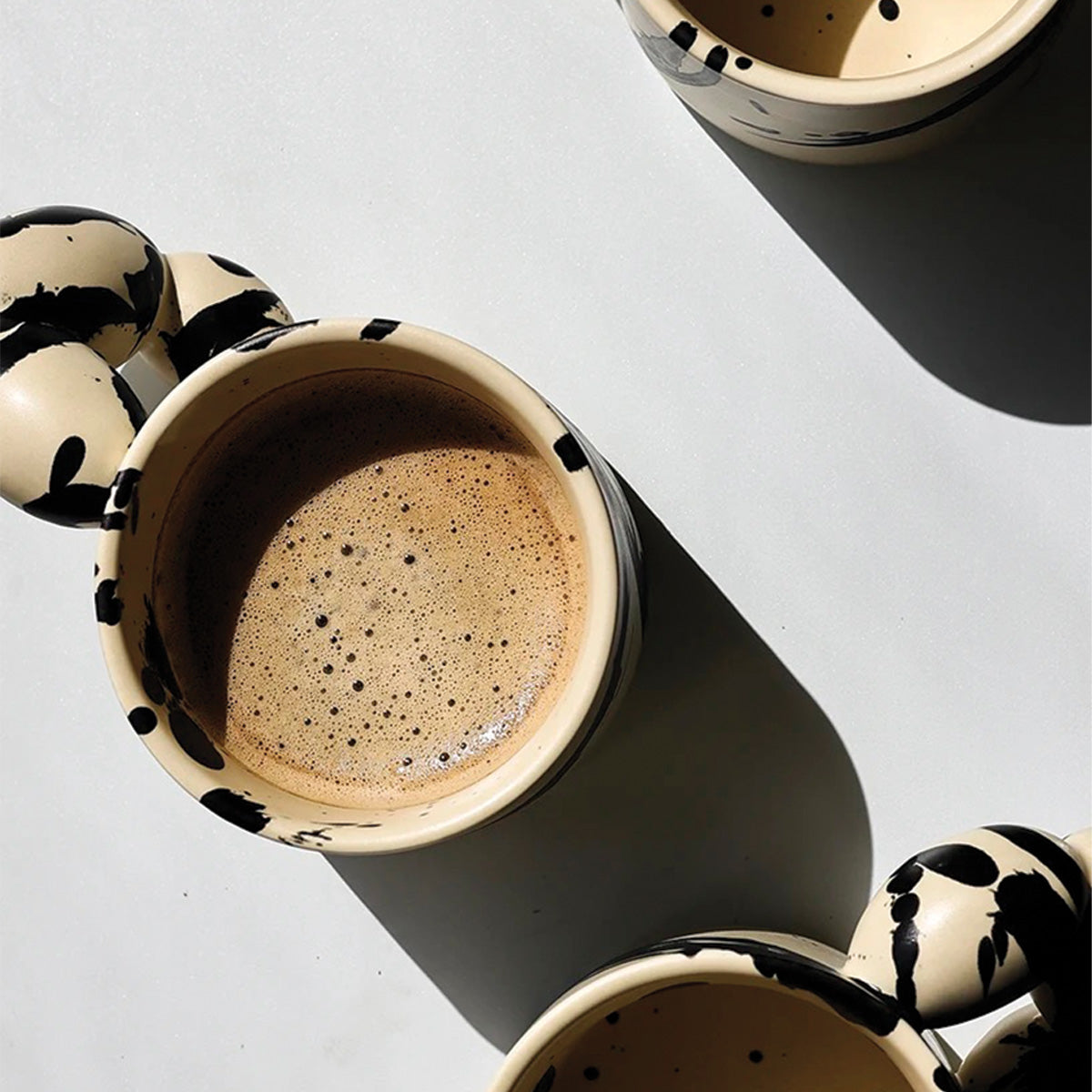 Keramikkrus Livlig Splash Ink Design Artistico Eccezionale, Durevole e per Amanti del Caffè e del Tè Uomo - - amanti artistico caffè Decor design eccezionale home & garden keramikkrus keramikkrus livlig Kitchen Mug Tableware - Concept Palermo