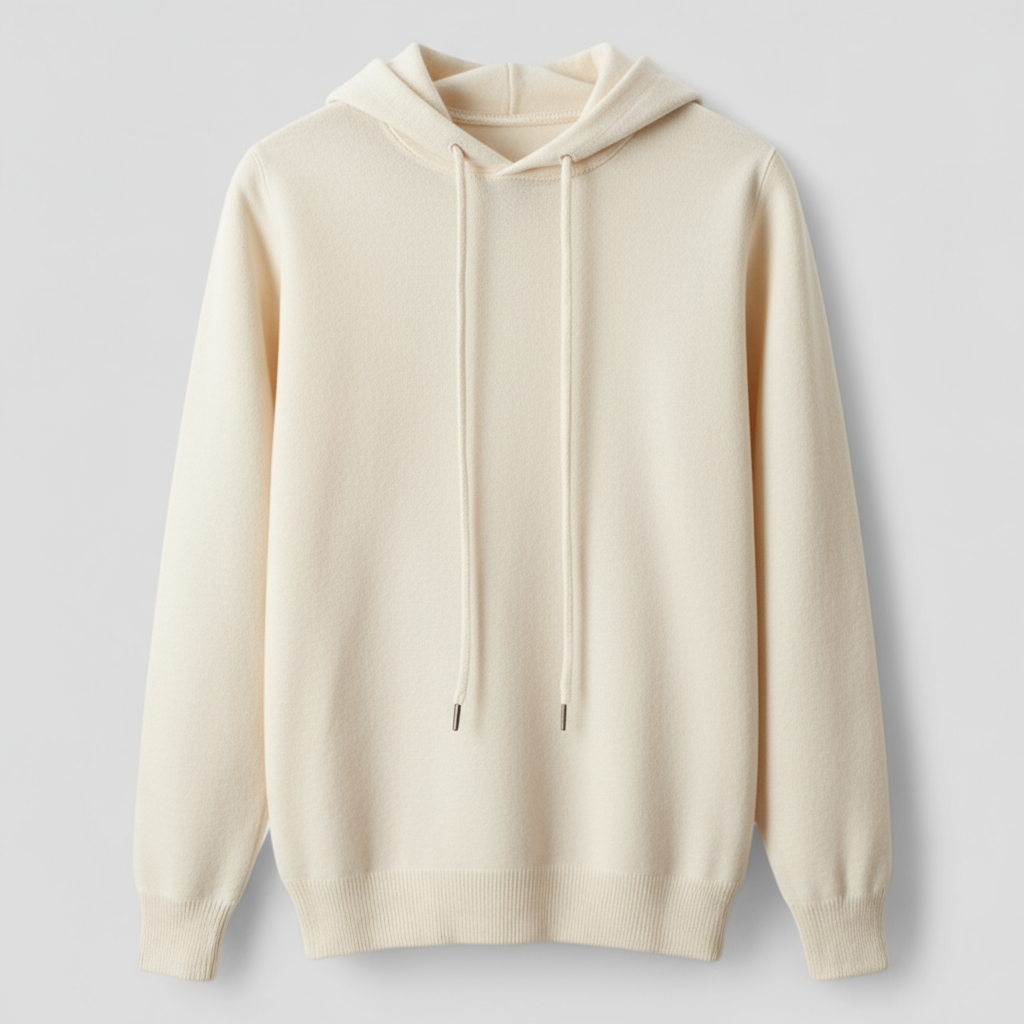 Hoodie in Merino - Morbidezza e Traspirabilità in Ogni Stagione - Avorio - 102401 1itemsoldjan16th 2salesplus90days 55%profit-111224 ace | hoodie in merino - morbidezza e traspirabilità in ogni stagione - €25 comfortgenie20241003 fashion-ai Herren hoodie hoodie merino merino morbidezza nichebay ogni skorterimport stagione sweaters-ai traspirabilità - Concept Palermo