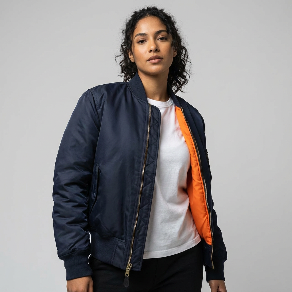 Klassiek bomberjack met utility details - Julia