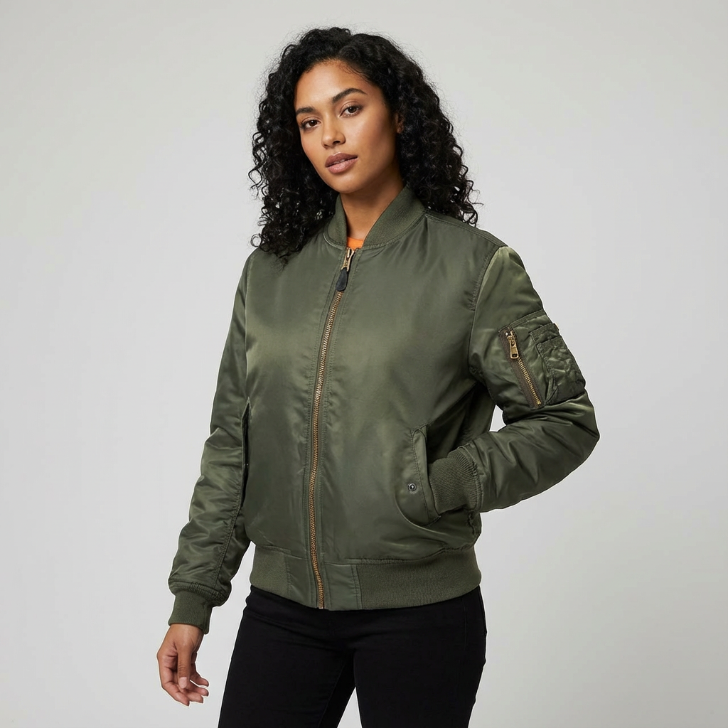 Klassiek bomberjack met utility details - Julia