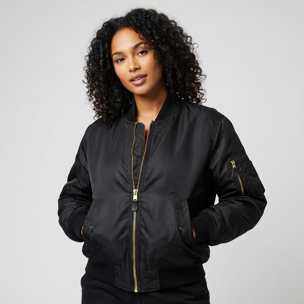 Klassiek bomberjack met utility details - Julia