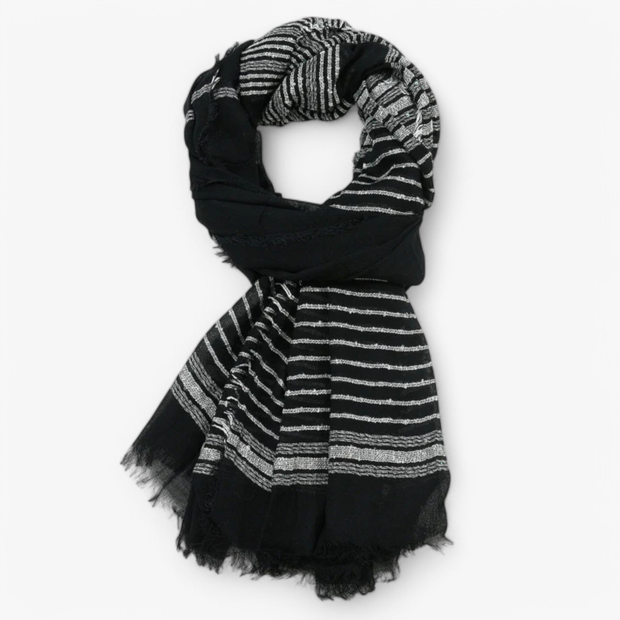 Lorenzo Vitali De Ambachtsman – Di Sciarpa Uomo - Nero - ambachtsman lorenzo lorenzo vitali New scarves & shawls sciarpa uomo vitali - Concept Palermo