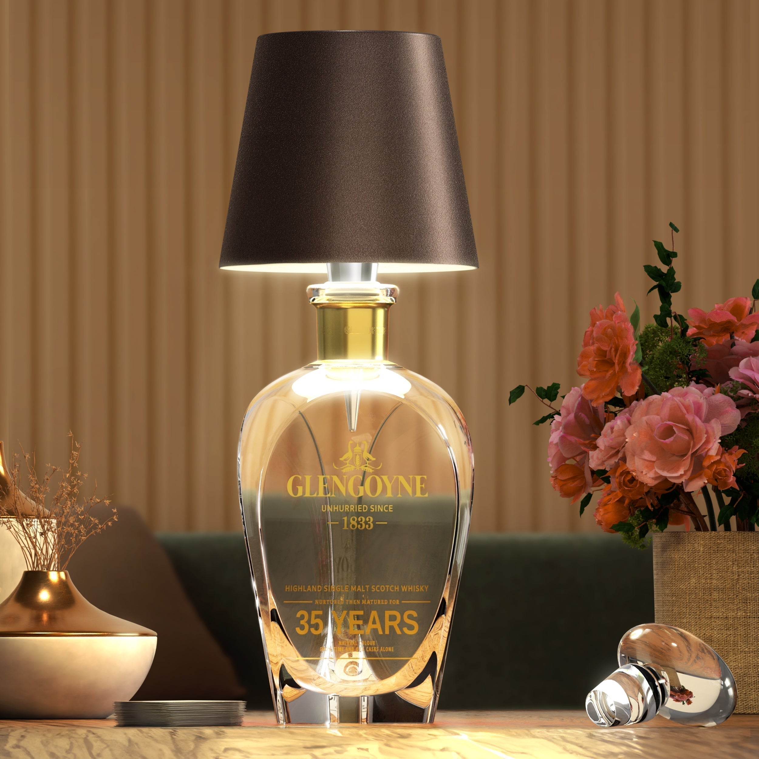 ARIA - Lampada Senza Fili a Forma di Bottiglia - Illuminazione Portatile - - aria bottiglia fili forma home & garden illuminazione lampada P2 portatile - Concept Palermo