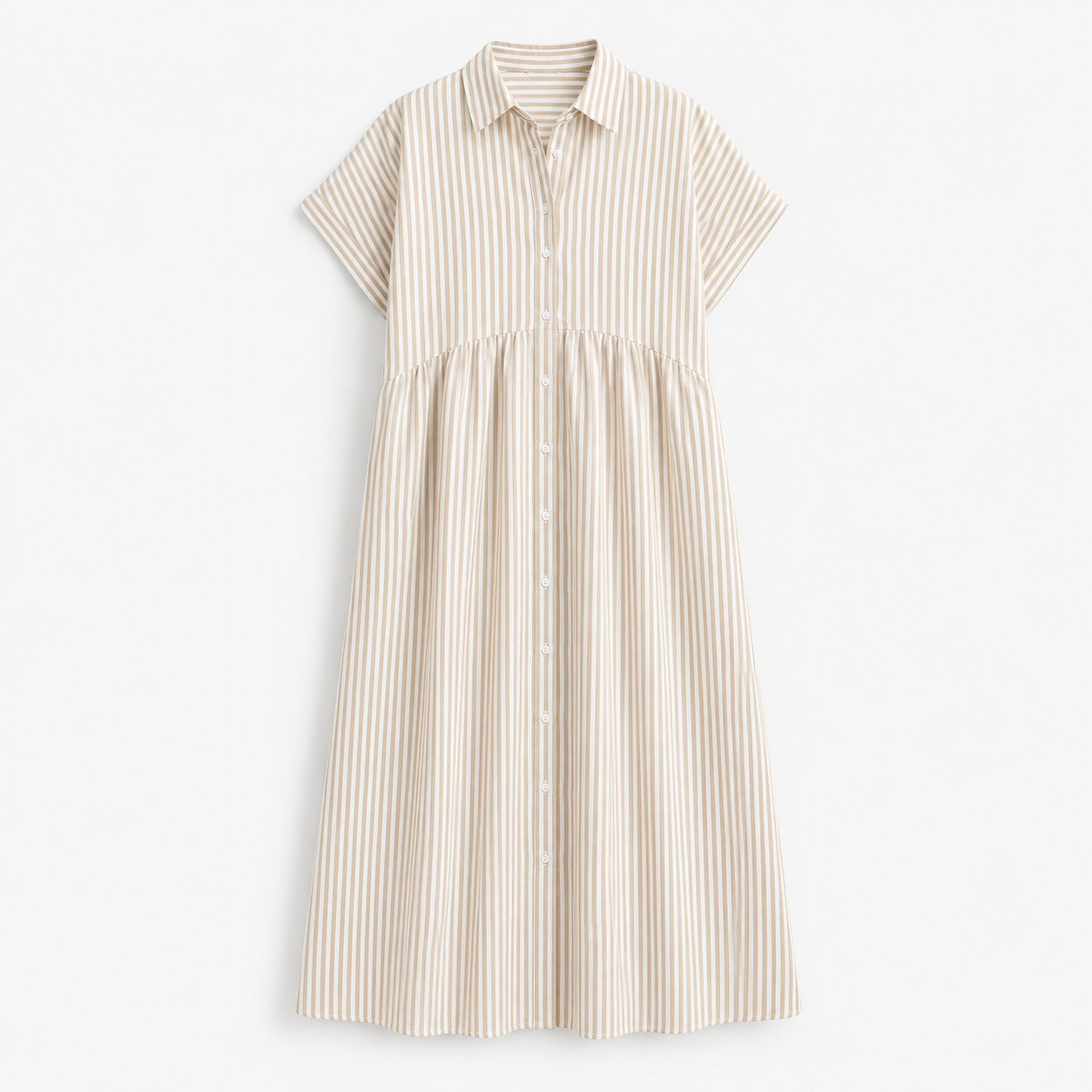 Leggera e Leggera Vestito Estivo da Donna – Comfort nel Design Scandinavo - Wit - ademende stof casual jurk comfort comfortabele jurk design donna dresses estivo leggera leggera leggera lichte jurk scandinavo zomerjurk - Concept Palermo