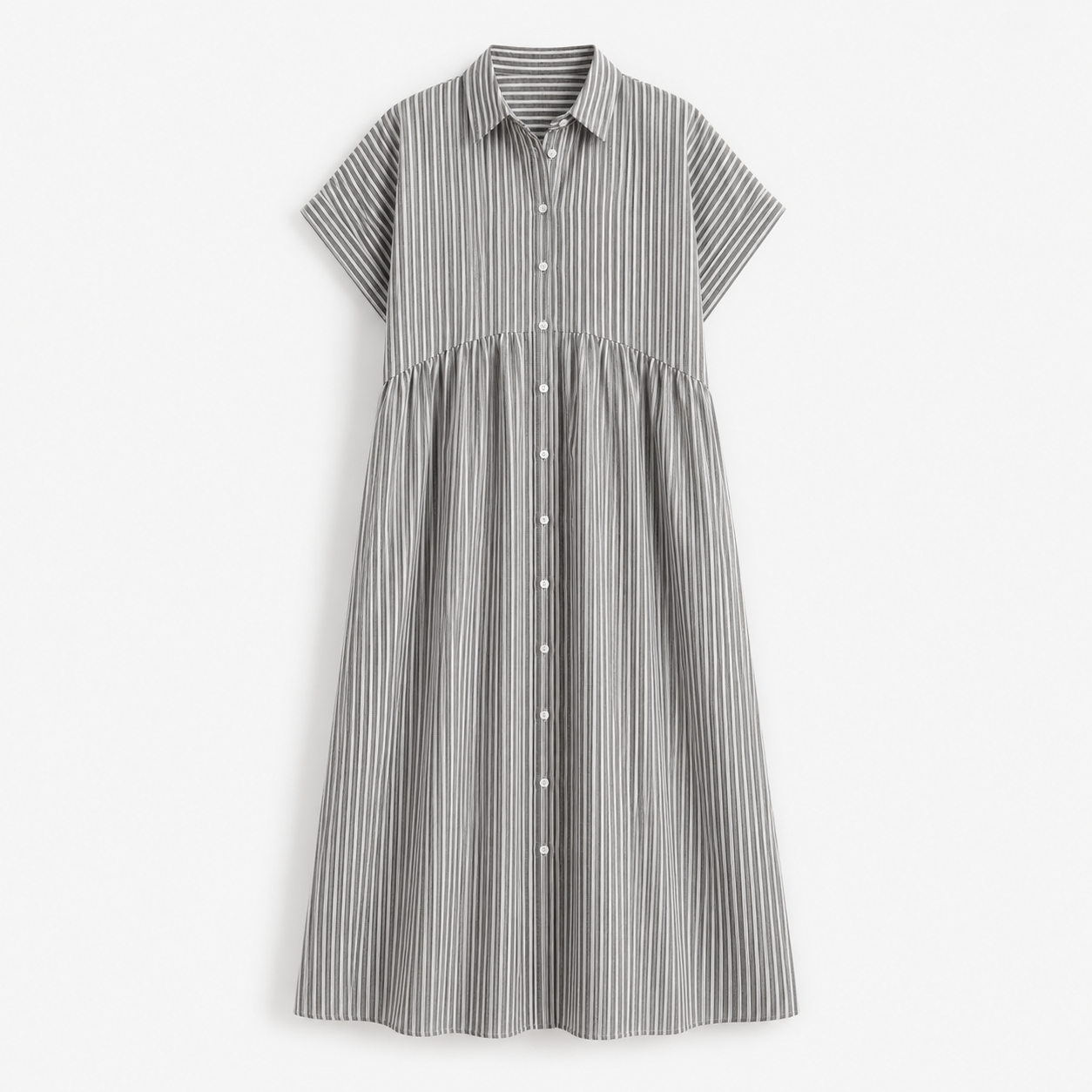 Leggera e Leggera Vestito Estivo da Donna – Comfort nel Design Scandinavo - Grijs - ademende stof casual jurk comfort comfortabele jurk design donna dresses estivo leggera leggera leggera lichte jurk scandinavo zomerjurk - Concept Palermo
