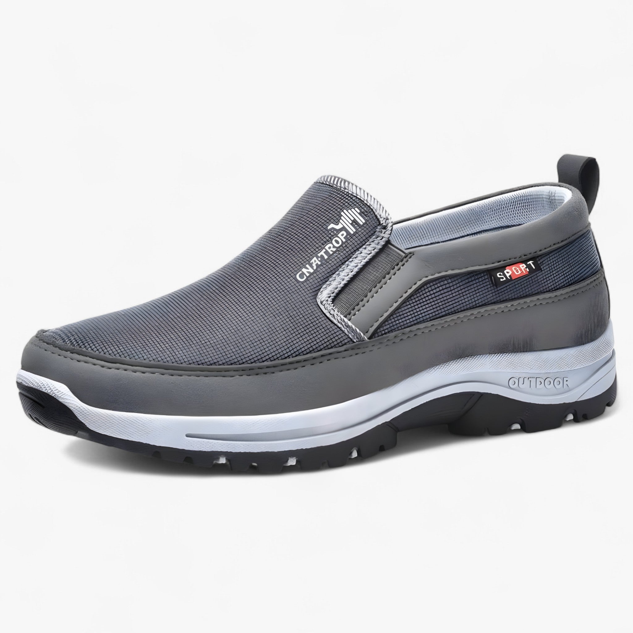 Scarpe Ortopediche Uomo Comfort Estremo, Antiscivolo, Ideali per Camminare - Grigio - comfort men ortopediche scarpe scarpe ortopediche shoes ultimo uomo - Concept Palermo