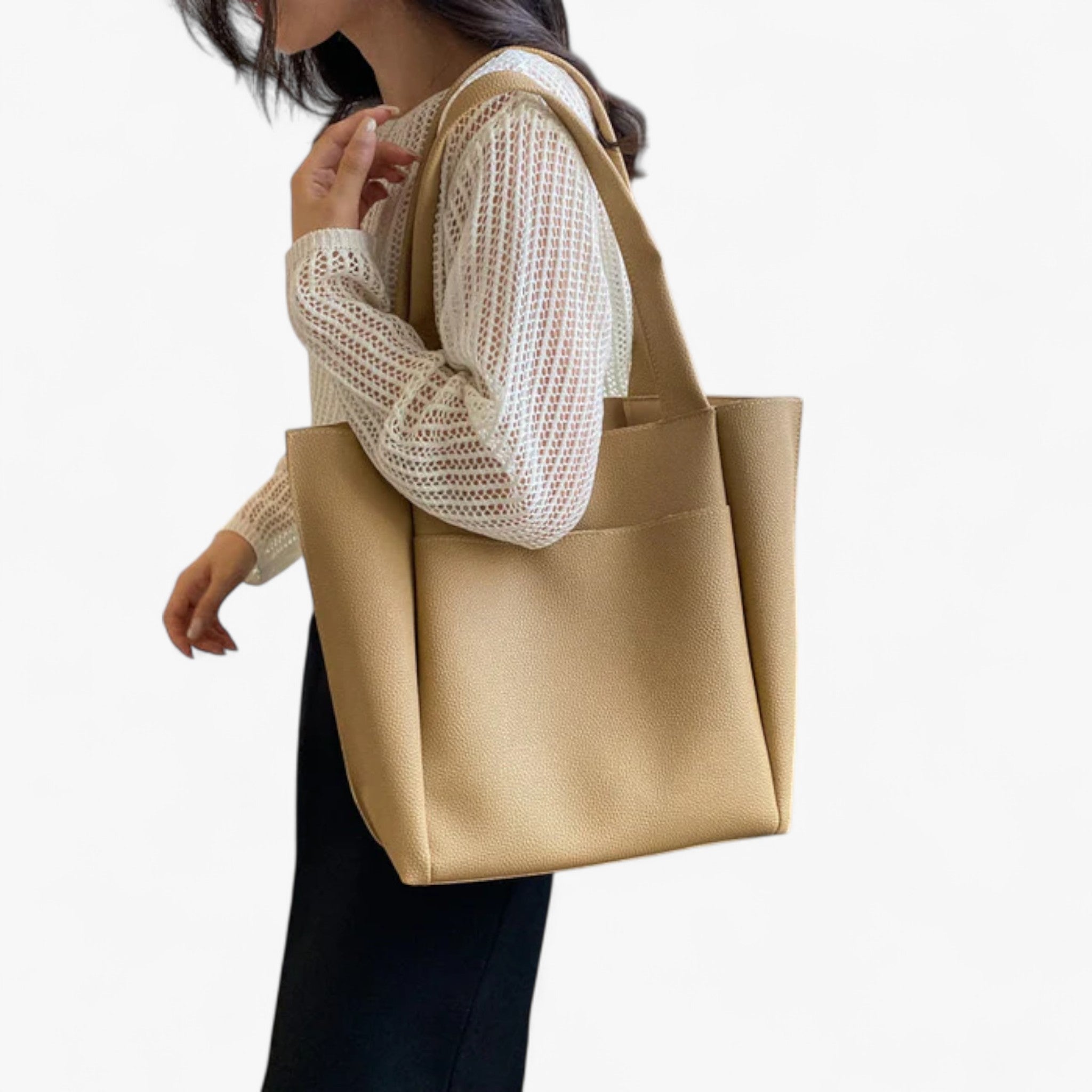 Borsa a tracolla di lusso in pelle vegana Donna - - bags borsa borsa tracolla donna handbags Handbags Women pelle Shoulder & Crossbody Bags Shoulder Bags tracolla vegana women bags Women's handbags - Concept Palermo