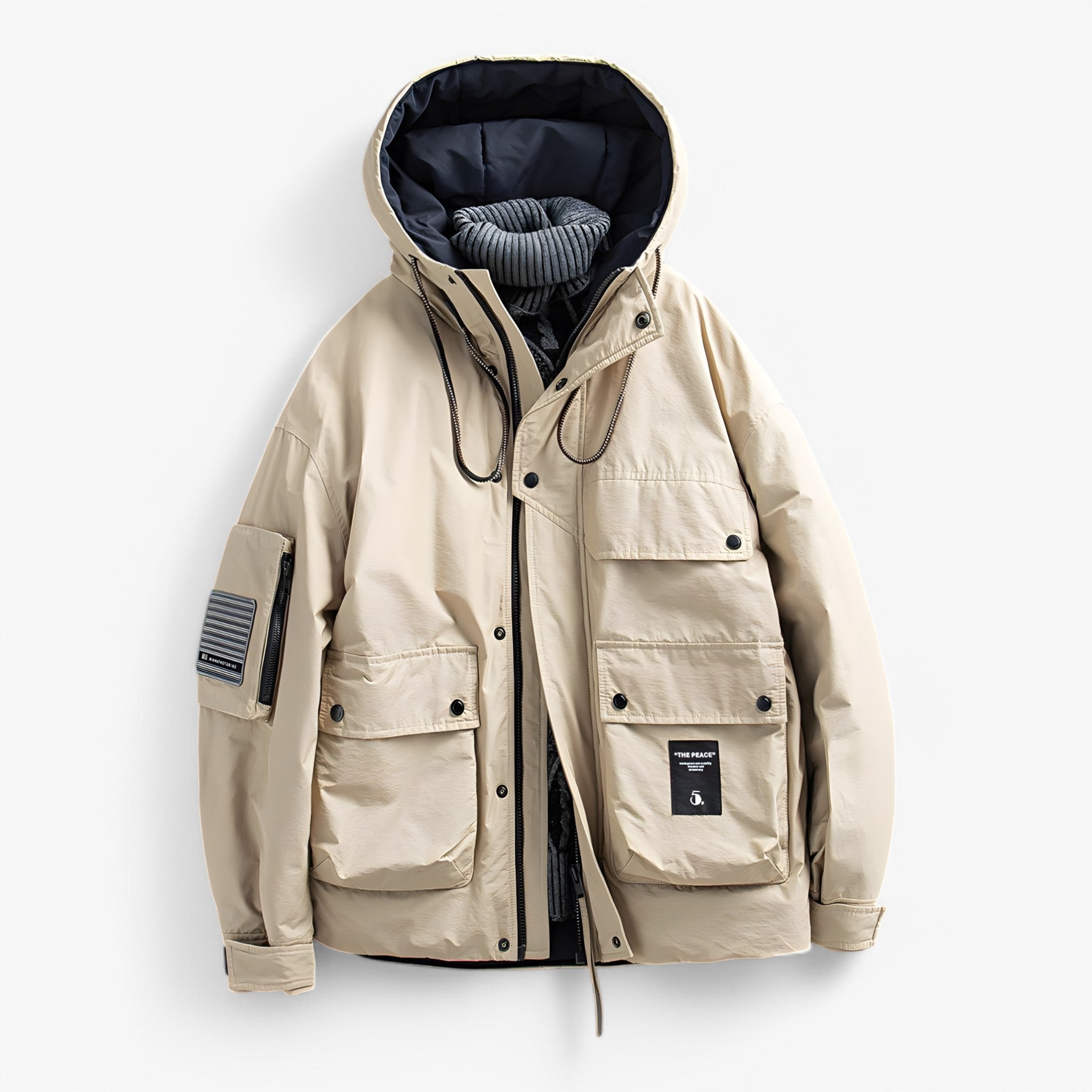Parka Uomo - Khaki - men men's coats & jackets parka parka uomo top uomo - Concept Palermo