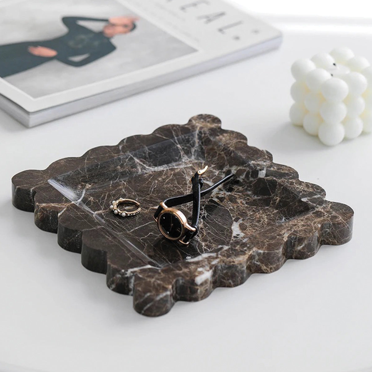 Marmorfade con Bordo Ondulato Collezione di Servizio in Pietra Uomo - - bordo collezione Decor home & garden Kitchen marmorfade marmorfade bordo ondulato pietra servizio - Concept Palermo