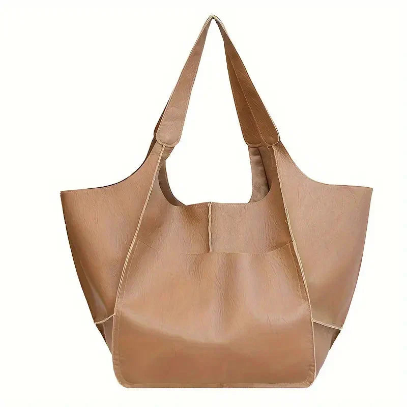 Borsa a spalla Marianne Borsa tote grande in morbida pelle PU Donna - Cachi chiaro - bags borsa borsa spalla donna feed-agegroup-adult feed-cond-new feed-gender-female feed-gpc-166 feed-sizetype-regular marianne morbida pelle spalla women bags - Concept Palermo