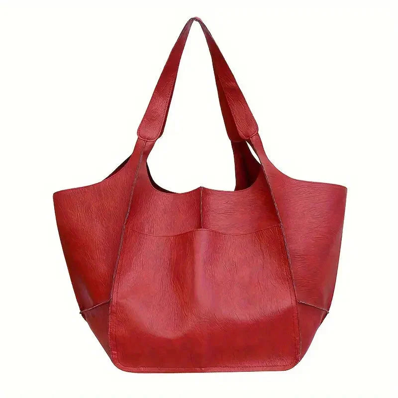 Borsa a spalla Marianne Borsa tote grande in morbida pelle PU Donna - Rosso - bags borsa borsa spalla donna feed-agegroup-adult feed-cond-new feed-gender-female feed-gpc-166 feed-sizetype-regular marianne morbida pelle spalla women bags - Concept Palermo