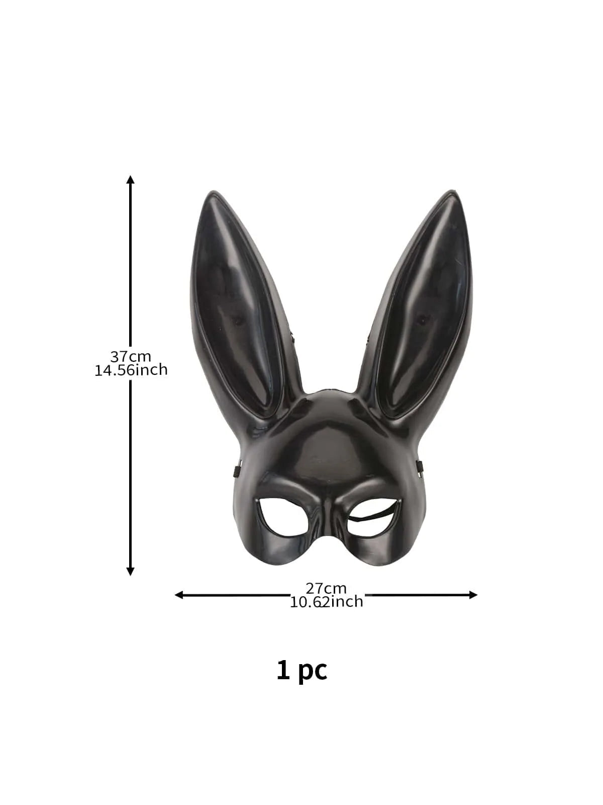 Maschera Coniglio Bianca Cosplay per Adulti, in PVC, per Feste ed Eventi a Tema - - accessori per feste cinturino regolabile coniglio cosplay costume originale costumi e accessori costumi per cosplay design elegante eventi feste in maschera Halloween maschera maschera coniglio maschera da coniglio maschere artistiche servizi fotografici versatilità - Concept Palermo