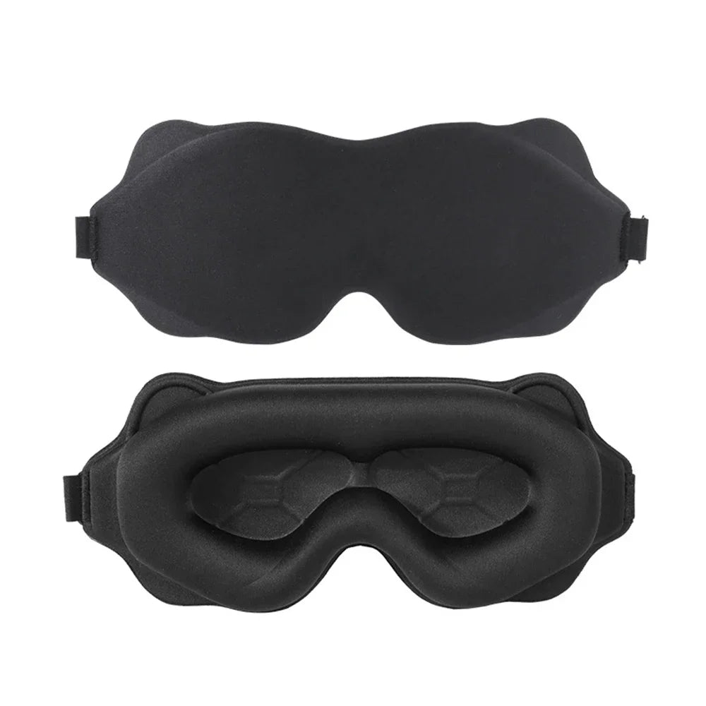 Maschera per dormire 3D regolabile: comfort anti-luce per uomini e donne - Noir - accessoires sommeil aide au sommeil ajustable bloque lumière confort sommeil cross-from-marche-lino-15850700341597 masque masque 3D masque de sommeil masque respirant masque sommeil masque voyage masque yeux masques de sommeil New-google sieste sommeil - Concept Palermo
