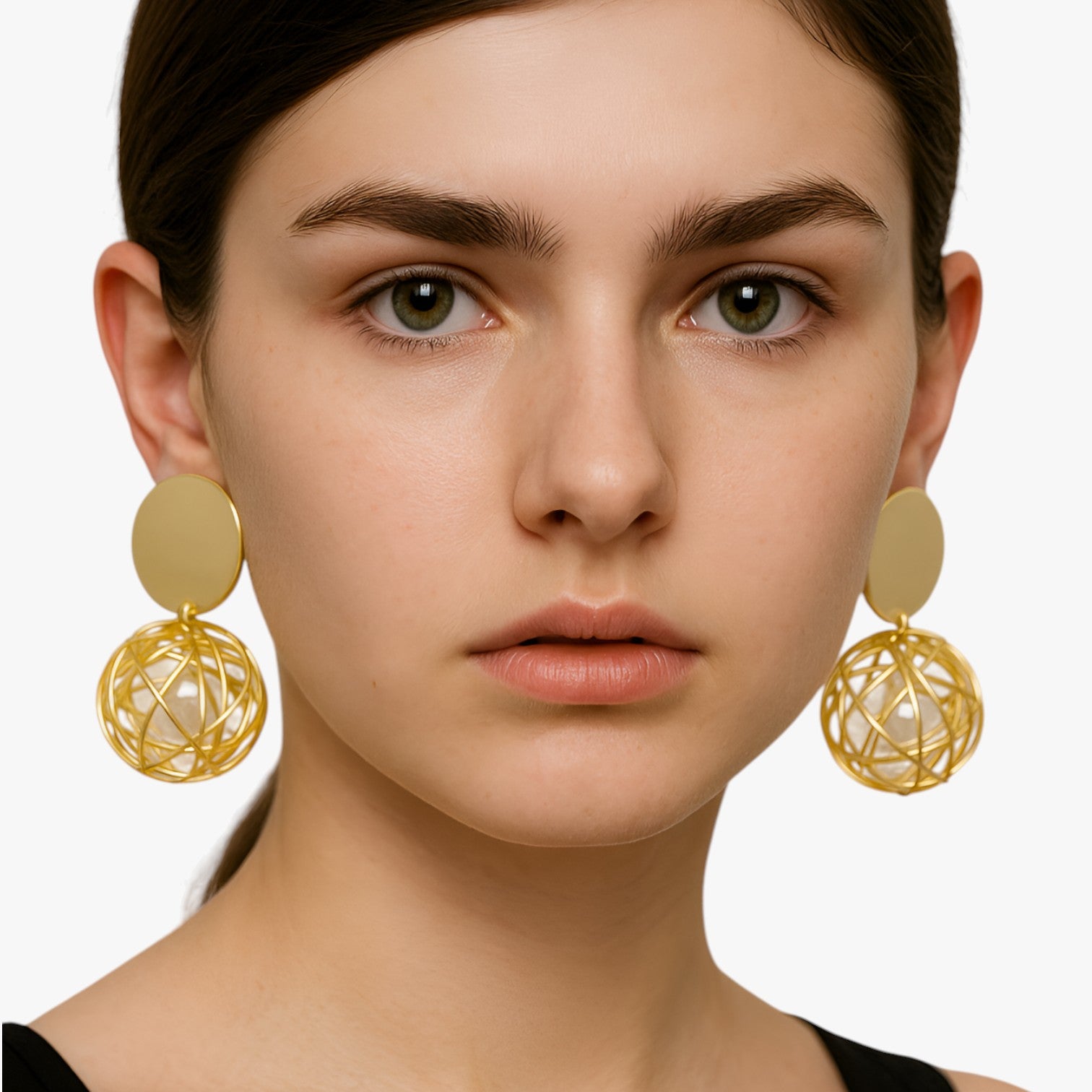 Orecchini a sfera in oro - con un tocco vintage Donna - - donna EARRINGS jewelry New Fashion Earrings orecchini orecchini sfera sfera tocco vintage womens earring - Concept Palermo