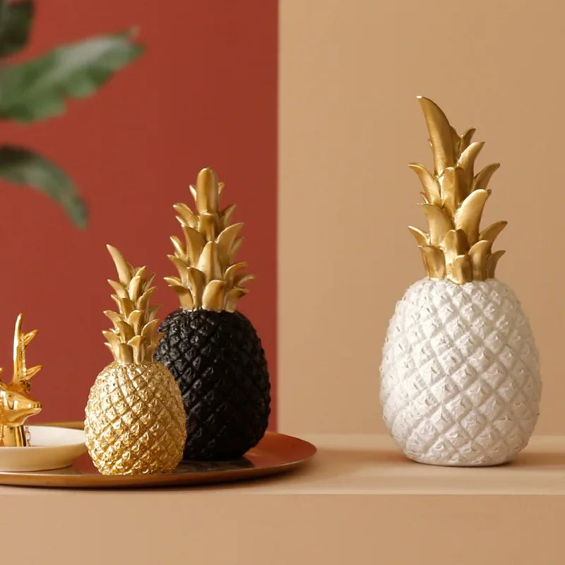 LumiPine - Ananas dorato Decorazione per la casa - - ananas casa Decor Decoration decorazione home home & garden home decor lumipine - Concept Palermo