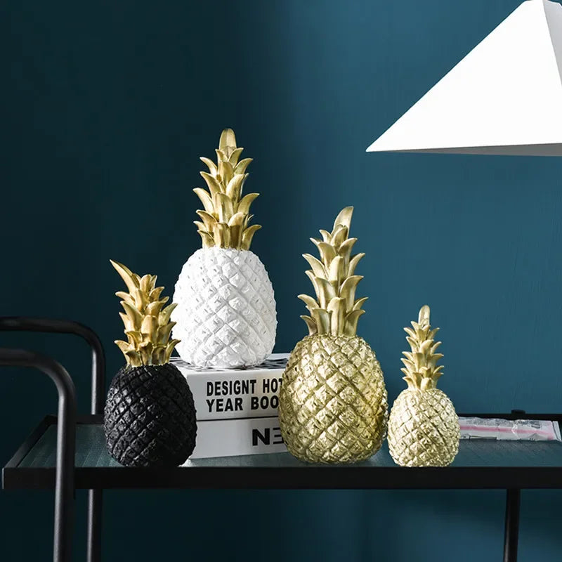 LumiPine - Ananas dorato Decorazione per la casa - - ananas casa Decor Decoration decorazione home home & garden home decor lumipine - Concept Palermo