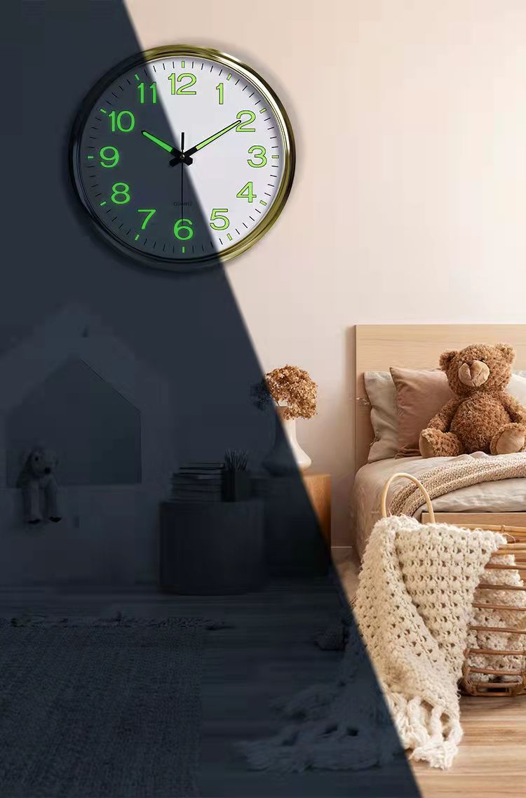 Orologio da parete luminoso e silenzioso 30 cm Segnatempo silenzioso - Aggiunge splendore ed eleganza silenziosa al tuo spazio - - aggiunge eleganza home & garden luminoso orologio orologio parete parete segnatempo Wall Clock wall clocks - Concept Palermo
