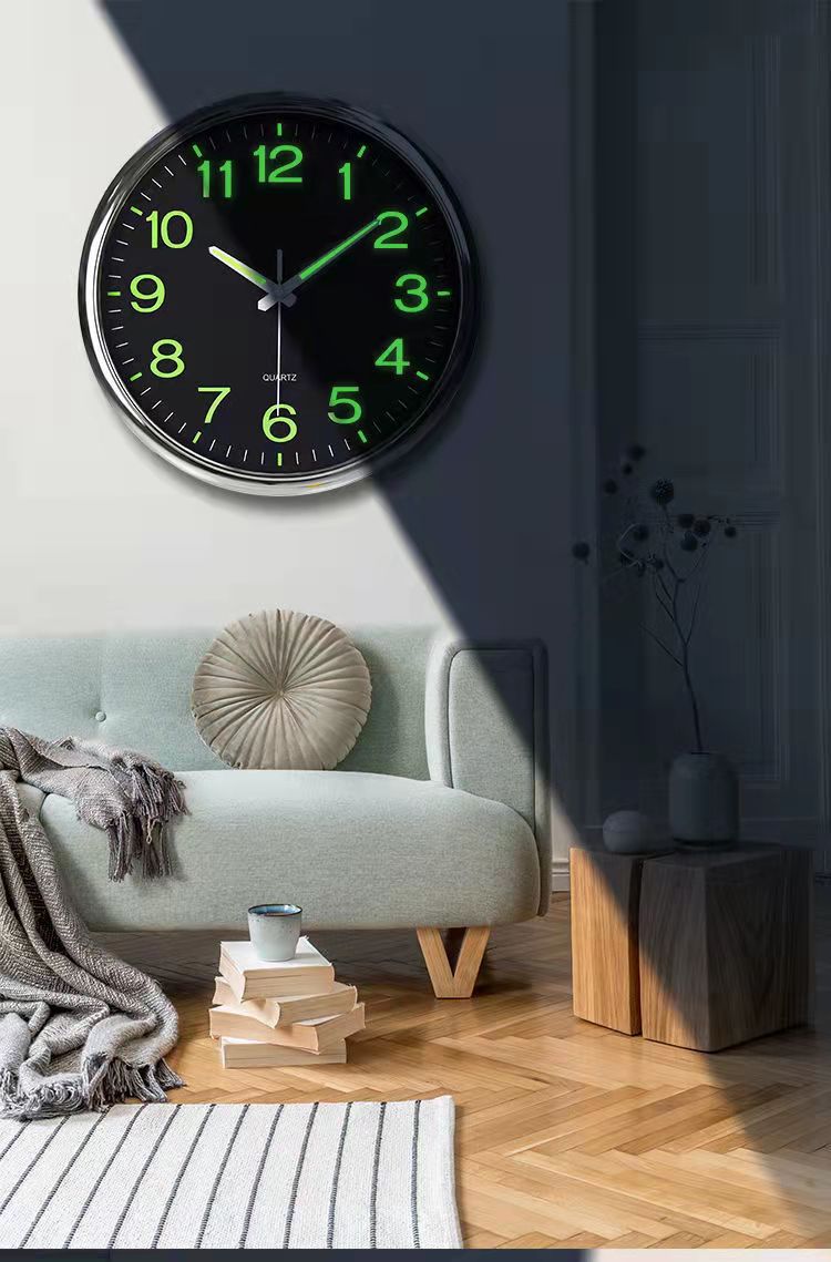 Orologio da parete luminoso e silenzioso 30 cm Segnatempo silenzioso - Aggiunge splendore ed eleganza silenziosa al tuo spazio - - aggiunge eleganza home & garden luminoso orologio orologio parete parete segnatempo Wall Clock wall clocks - Concept Palermo