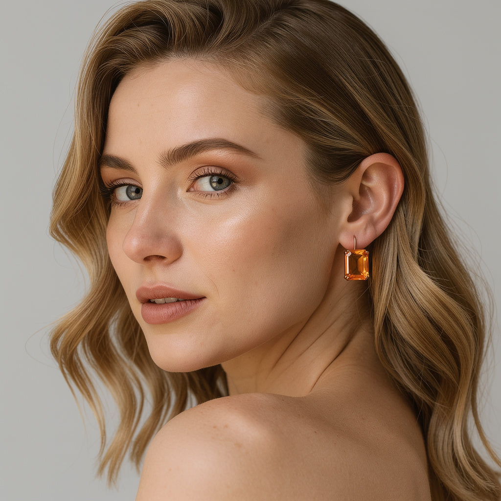 Orecchini a Pendente in Topazio Blu – Oro e Argento Sfolgorante - - Accessories Jewelry EARRINGS jewelry orecchini orecchini pendente pendente sfolgorante topazio - Concept Palermo