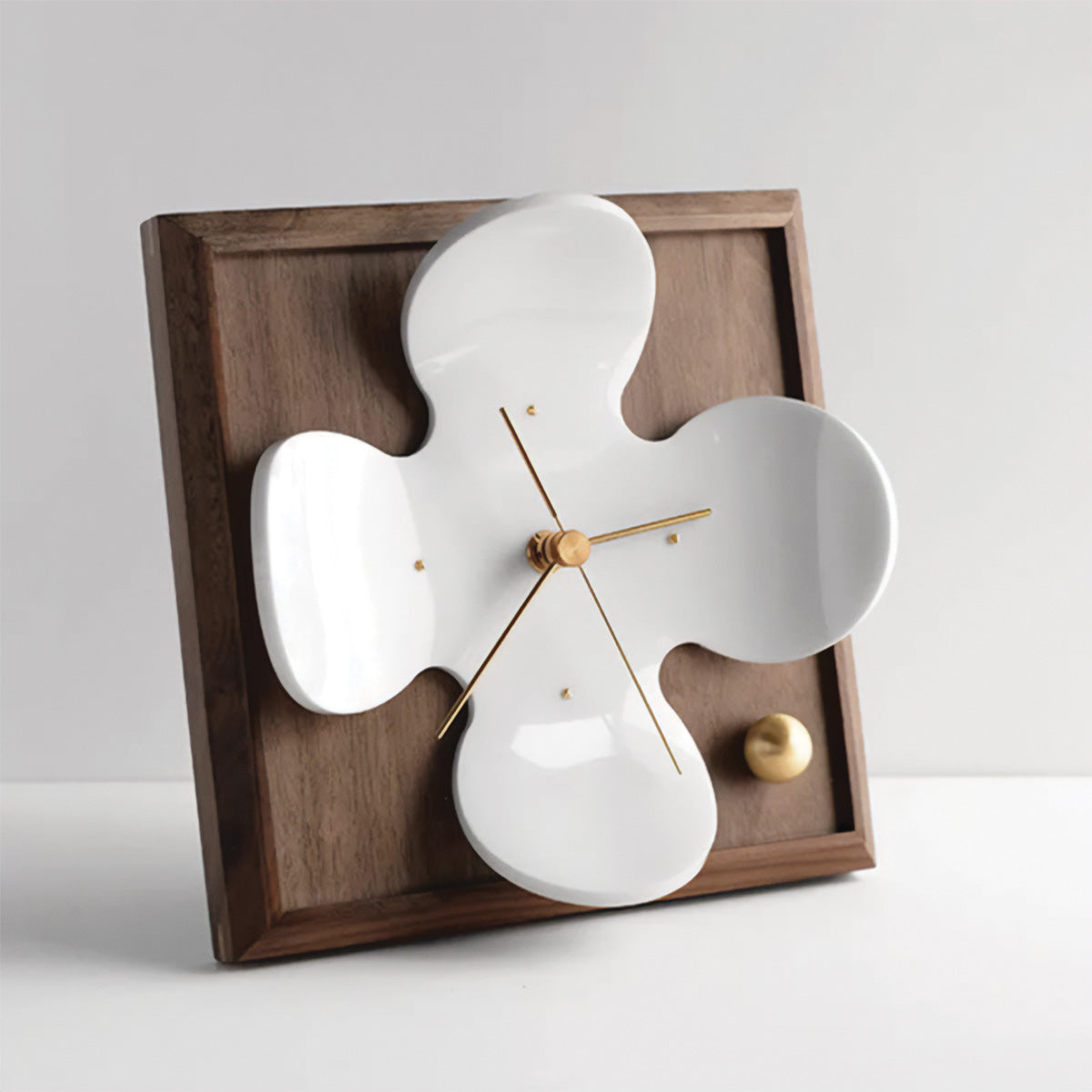 Tulipa Orologio da Parete Design per Trasformare la Tua Casa Oro Legno Uomo - - casa Decor design legno orologio parete trasformare tulipa tulipa orologio Wall Clock - Concept Palermo