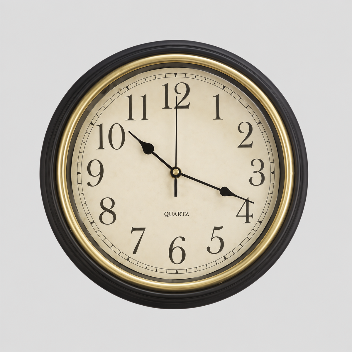 Orologio da Parete al Quarzo con Cassa in Plastica, 30,5 cm - Predefinito - cadeau idéal cross-from-marche-lino-15702178988381 design antique décoration intérieure heure exacte horloge horloge murale horloge rétro horloge silencieuse horloges murales installation facile Linen matériaux de qualité murale New-google quartz silencieuse style vintage Unisex Vintage - Concept Palermo